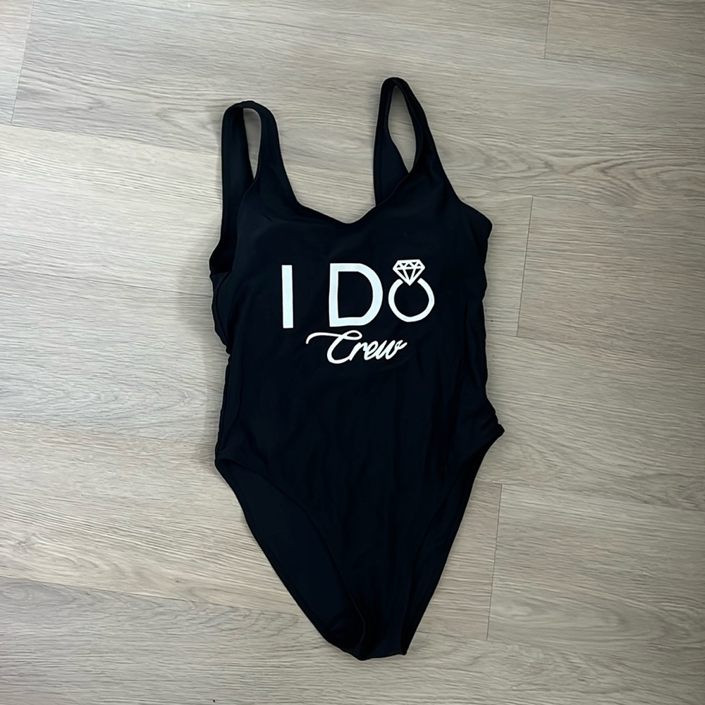 I Do Crew One Piece Bathing Suit | M